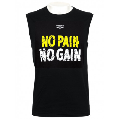 Tee Shirt NO PAIN NO GAIN - sans manches