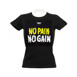 Tee Shirt NO PAIN NO GAIN FEMME - WENRO