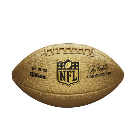 WILSON NFL DUKE METTALIC EDITION - GOLD WILSON NFL DUKE METTALIC EDITION - GOLD