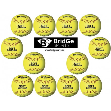 WILSON SCB SOFTBALL MOLLE - La douzaine