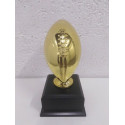 TROPHEE BALLON OR avec base
