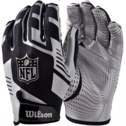 WILSON NFL STRETCH FIT Black/Silver