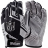 WILSON NFL STRETCH FIT Black/Silver