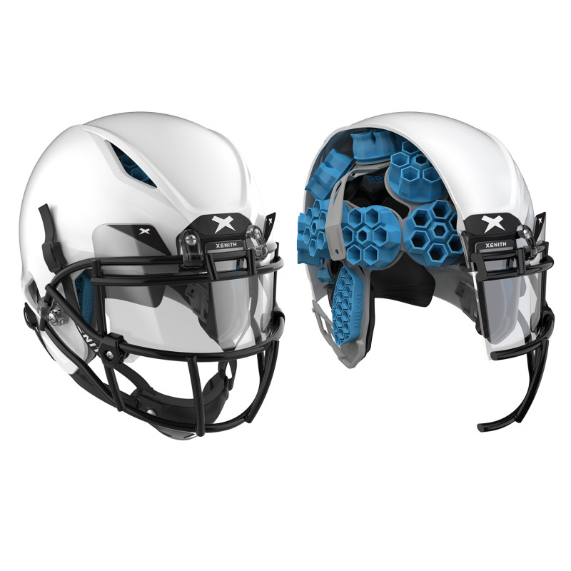 casque de football americain XENITH SHADOW XR avec le gel RHEON