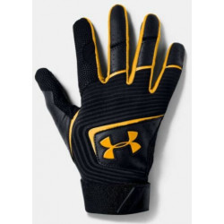 Batting handschuhe UNDER ARMOUR CLEAN UP  kind schwarz/gelb