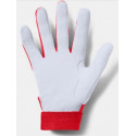 Batting handschuhe UNDER ARMOUR CLEAN UP  kind rot
