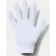 Batting handschuhe UNDER ARMOUR CLEAN UP  kind Weiß