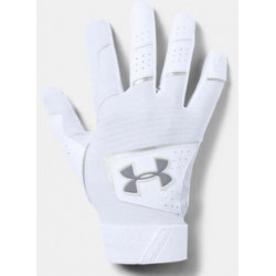 Batting handschuhe UNDER ARMOUR CLEAN UP  kind Weiß