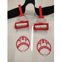 CEINTURE DE FLAG COMPLETE SHRUUMZ Blanc