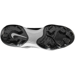 NIKE Alpha Huarache Varsity 4 Low Metal Schwarz