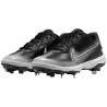 NIKE Alpha Huarache Varsity 4 Low Metal Schwarz