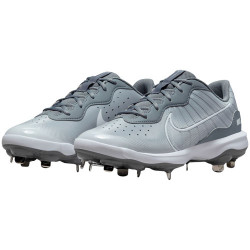 NIKE Alpha Huarache Varsity 4 Low Metal GRAU