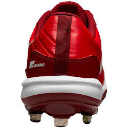 NIKE Alpha Huarache Varsity 4 Low Metal RED