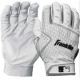 FRANKLIN 2nd SKINZ batting gloves White