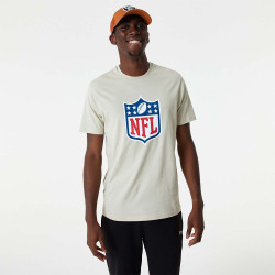 TEE SHIRT NFL SHIELD NEW ERA Crème