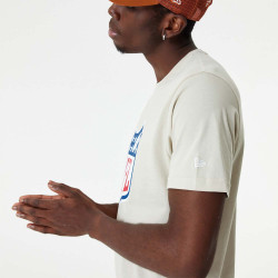 TEE SHIRT NFL SHIELD NEW ERA Crème