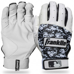FRANKLIN DIGITEK batting gloves White Black