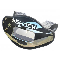 SHOCK DOCTOR Max Air Flow Lipguard US Flag Black