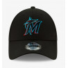 Casquette réglable 9FORTY Miami Marlins The League Noir