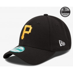 Pittsburg Pirates The League Scwharz 9FORTY verstellbare Kappe