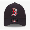 Red Sox Team Logo Navy 9FORTY verstellbare Kappe