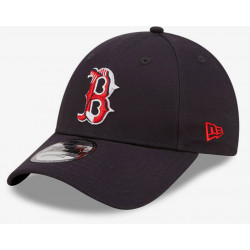 Red Sox Team LogoNavy 9FORTY Adjustable Cap