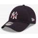 New York Yankees Team Logo Navy 9FORTY Adjustable Cap