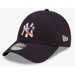 New York Yankees Team Logo Navy 9FORTY verstellbare Kappe