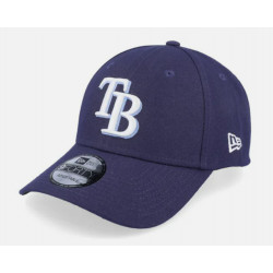 Tampa Bay Rays Team Logo Navy 9FORTY Adjustable Cap