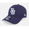 Tampa Bays Rays Team Logo Navy 9FORTY verstellbare Kappe