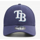 Tampa Bay Rays Team Logo Navy 9FORTY Adjustable Cap