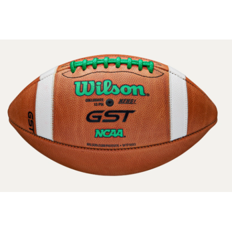 American football leather ball Wilson GST 1003 PRESTIGE LITE GREEN American football leather ball Wilson GST 1003 PRESTIGE LITE GREEN