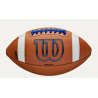 ballon de football américain cuir Wilson GST 1003 PRESTIGE LITE BLEU