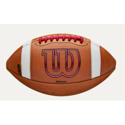 ballon de football américain cuir Wilson GST 1003 PRESTIGE LITE ROUGE