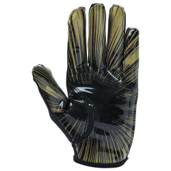 gants de receveurs wilson nfl stretch fit black gold