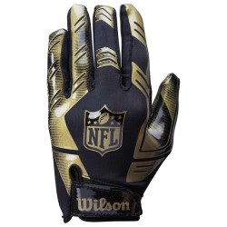 Receiver American football glove wilson nfl stretch fit gold