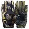 Receiver American football glove wilson nfl stretch fit gold