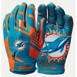 gants de receveurs wilson nfl stretch fit Dolphins