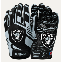 gants de receveurs wilson nfl stretch fit Raiders