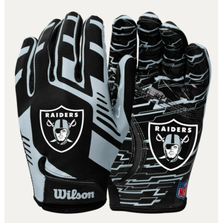 gants de receveurs wilson nfl stretch fit Raiders gants de receveurs wilson nfl stretch fit Raiders