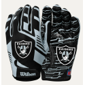 gants de receveurs wilson nfl stretch fit Raiders