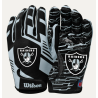 gants de receveurs wilson nfl stretch fit Raiders