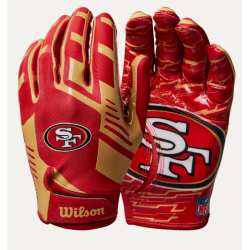gants de receveurs wilson nfl stretch fit 49ers