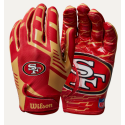 gants de receveurs wilson nfl stretch fit 49ers