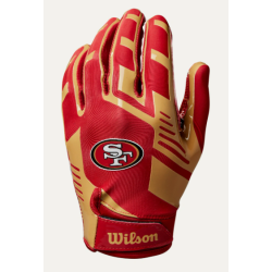 gants de receveurs wilson nfl stretch fit 49ers