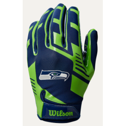 Receiver American football glove wilson nfl stretch Seahawks