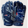 gants de receveurs wilson nfl stretch fit Patriots