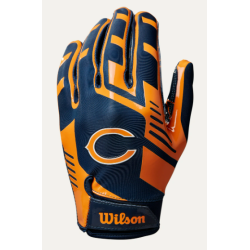 gants de receveurs wilson nfl stretch fit Bears