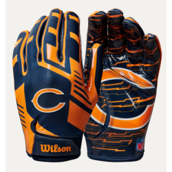 gants de receveurs wilson nfl stretch fit Bears