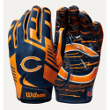 gants de receveurs wilson nfl stretch fit Bears